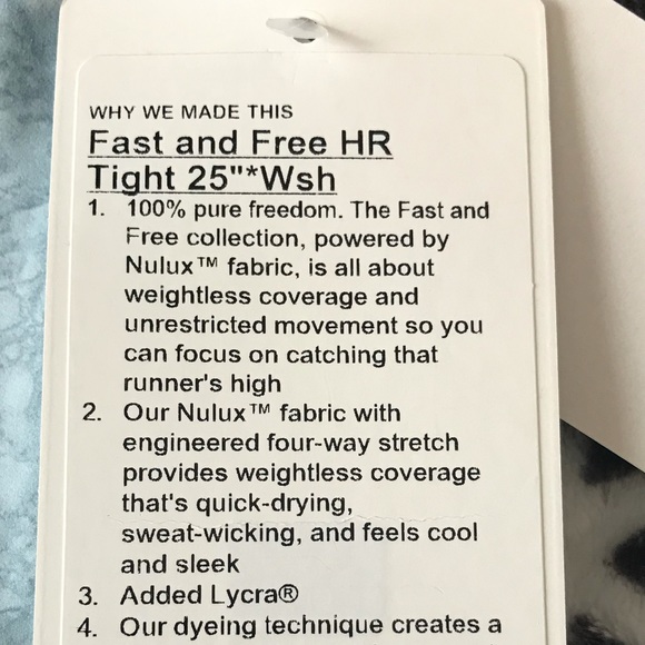 Lululemon Tights Tie Dye - Picture 4 of 8